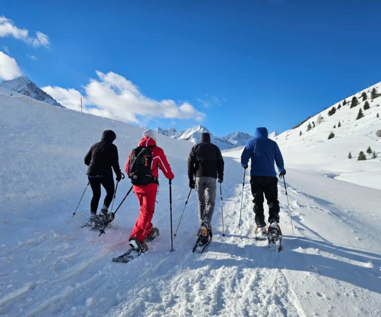 Exploring Kühtai with a snowshoe hiking adventure